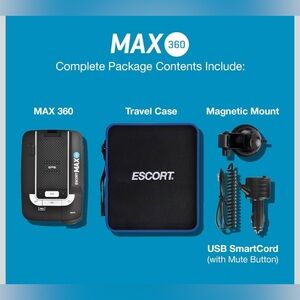 Escort MAX 360 Radar Detector its new without box